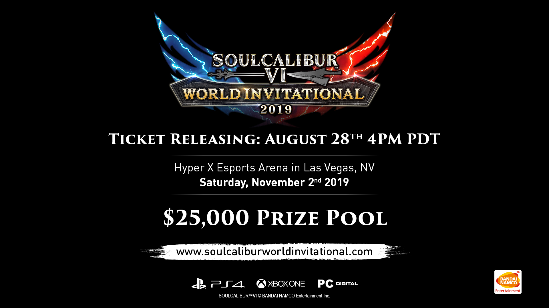 Foto de Bandai Namco Entertainment America Inc. anuncia oficialmente su torneo mundial de Soulcalibur VI
