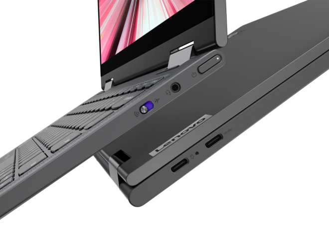 Fotos de CES 2020: Lenovo Presenta su Nueva Laptop, la Yoga 5G