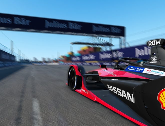 Fotos de Nissan e.dams en una Carrera Virtual de Fórmula E Llena de Acción para Apoyar a UNICEF