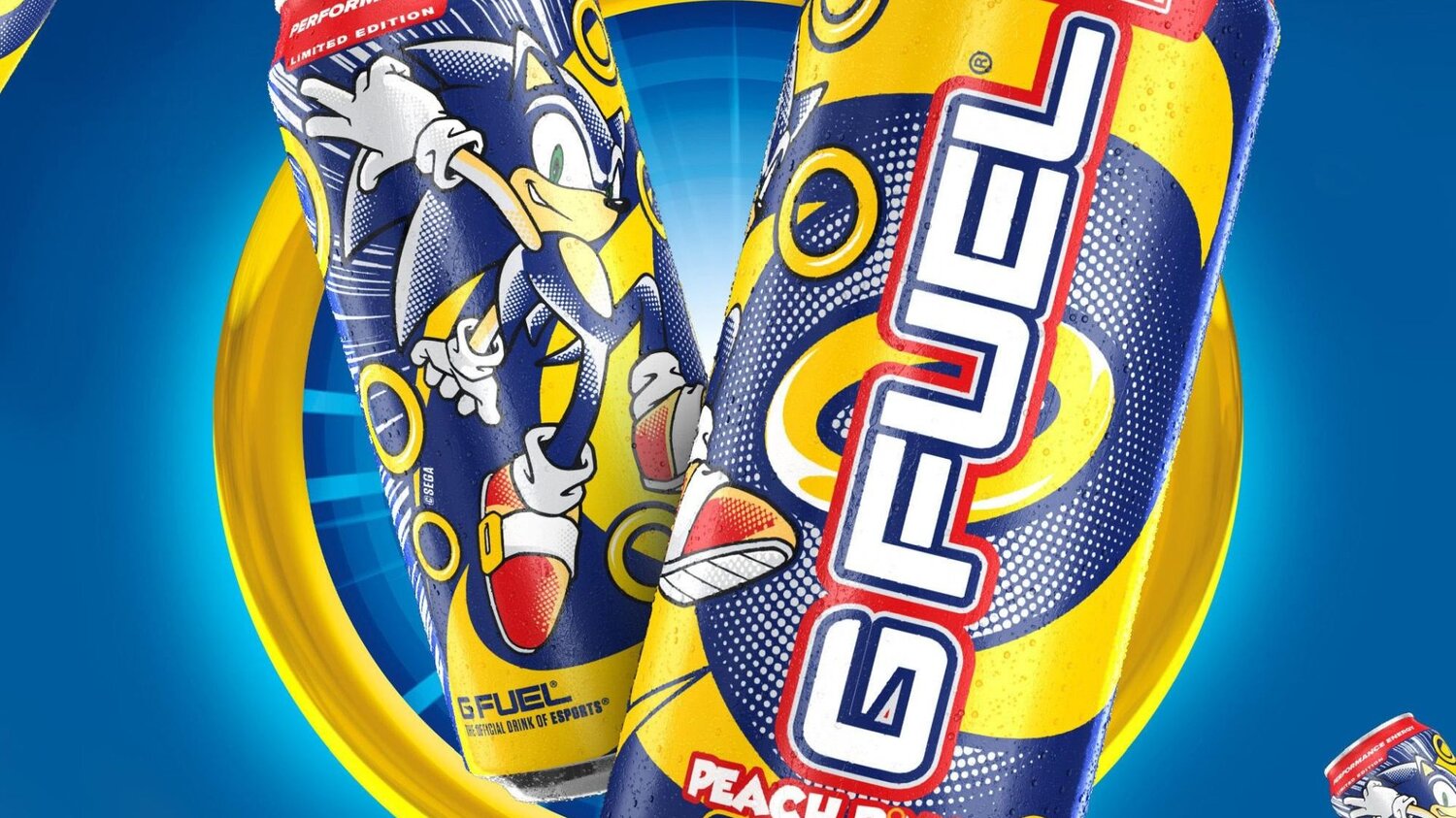 Foto de Sonic the Hedgehog Lanza su Bebida Energética, Junto a G FUEL