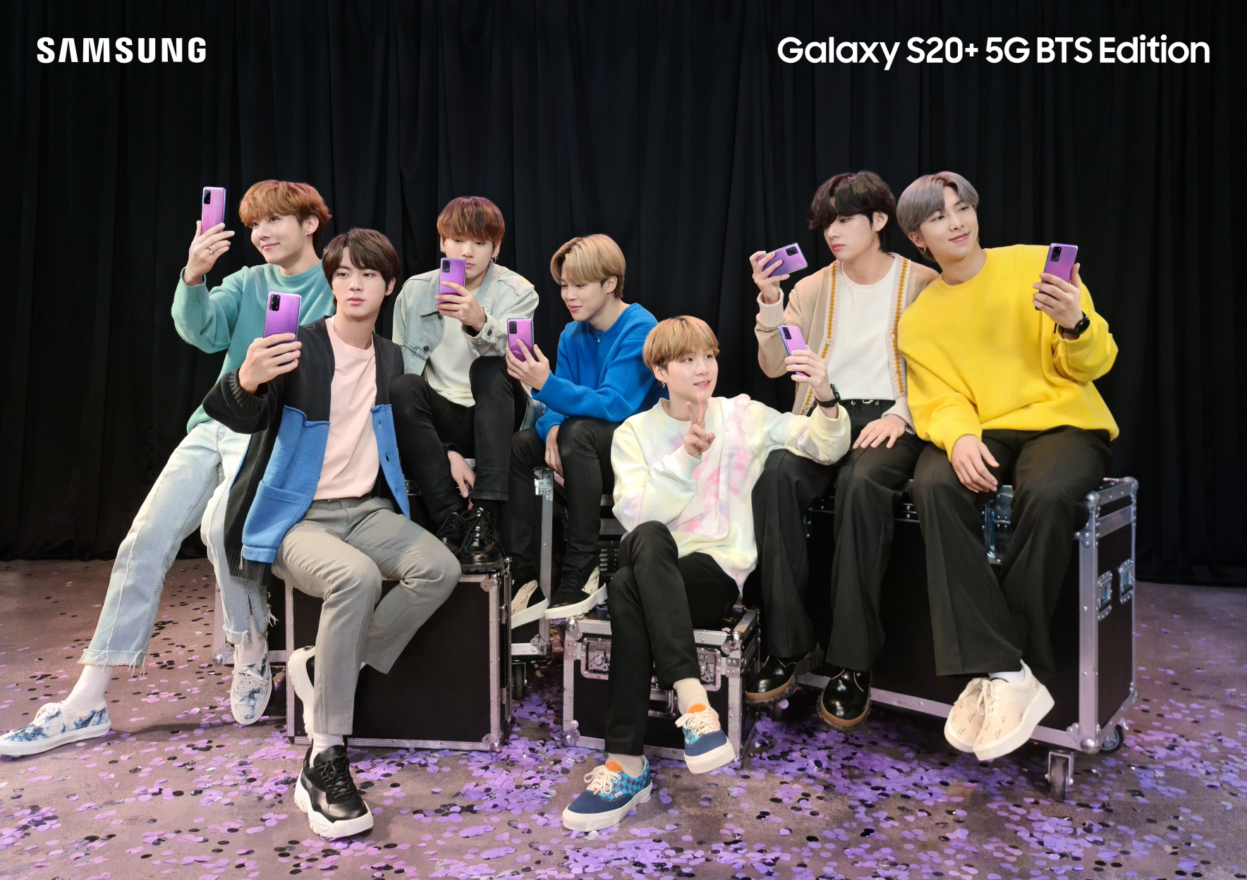 Foto de Samsung y BTS Anuncian, el Galaxy S20+ y los Galaxy Buds+ Inspirados en la Banda de K-Pop