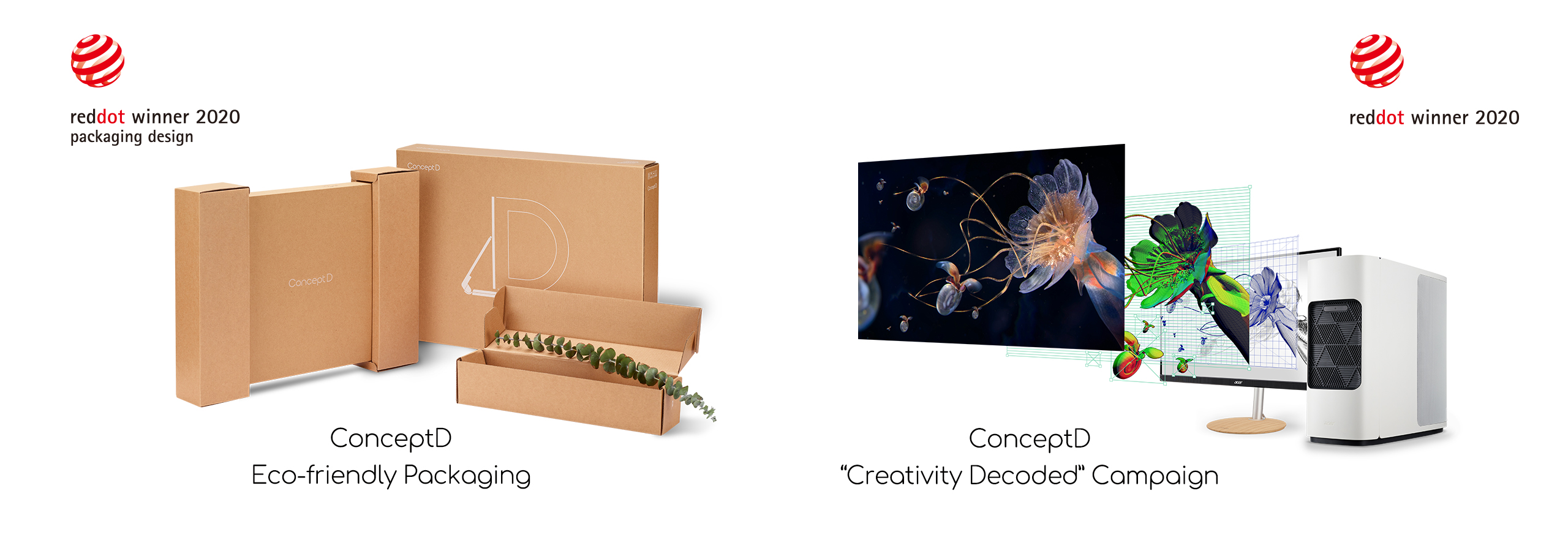 Foto de ConceptD de Acer gana dos premios Red Dot por su marca y comunicación