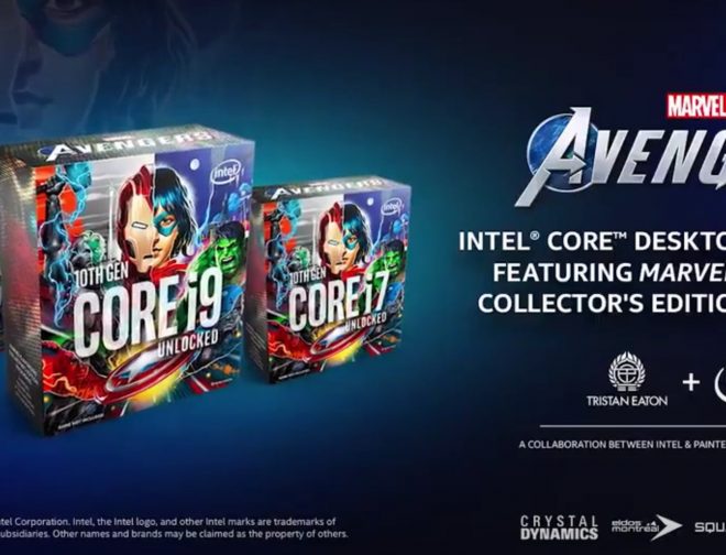 Fotos de Intel y Marvel se juntan para una edición especial de los procesadores