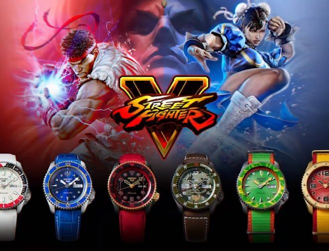 Fotos de Seiko y CAPCOM lanzan línea de relojes de Street Fighter V