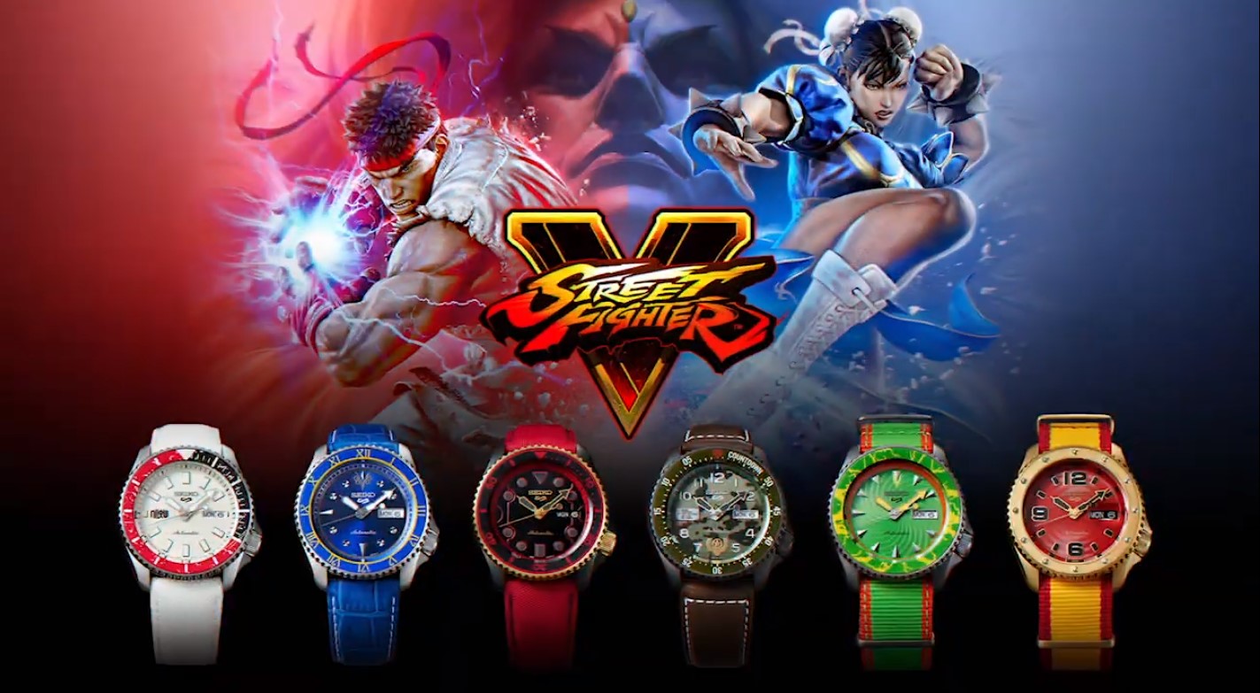 Foto de Seiko y CAPCOM lanzan línea de relojes de Street Fighter V