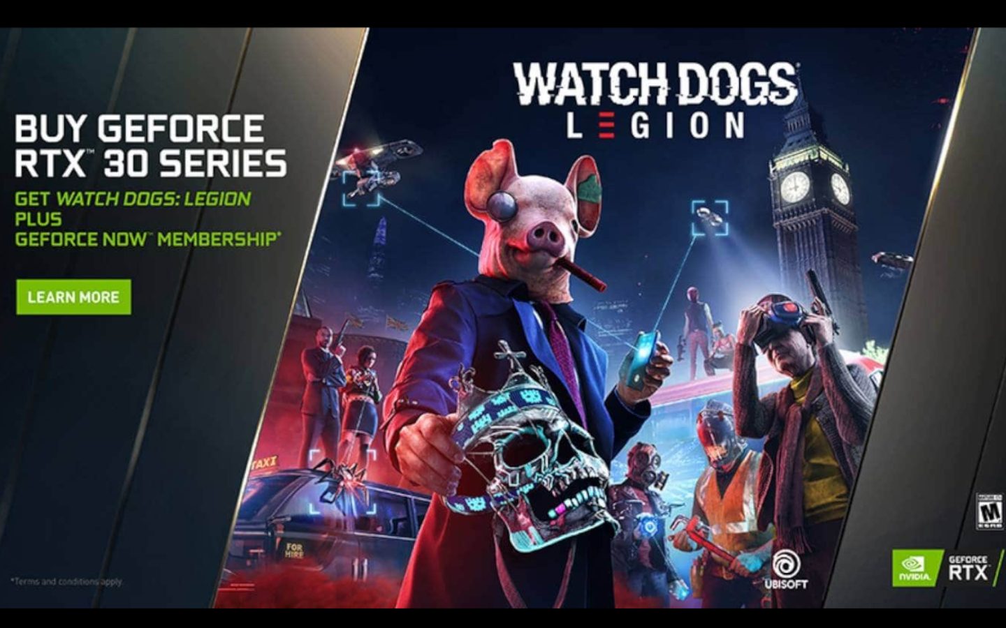 Foto de ¡Llévate Watch Dogs: Legion con la GeForce RTX Serie 30!