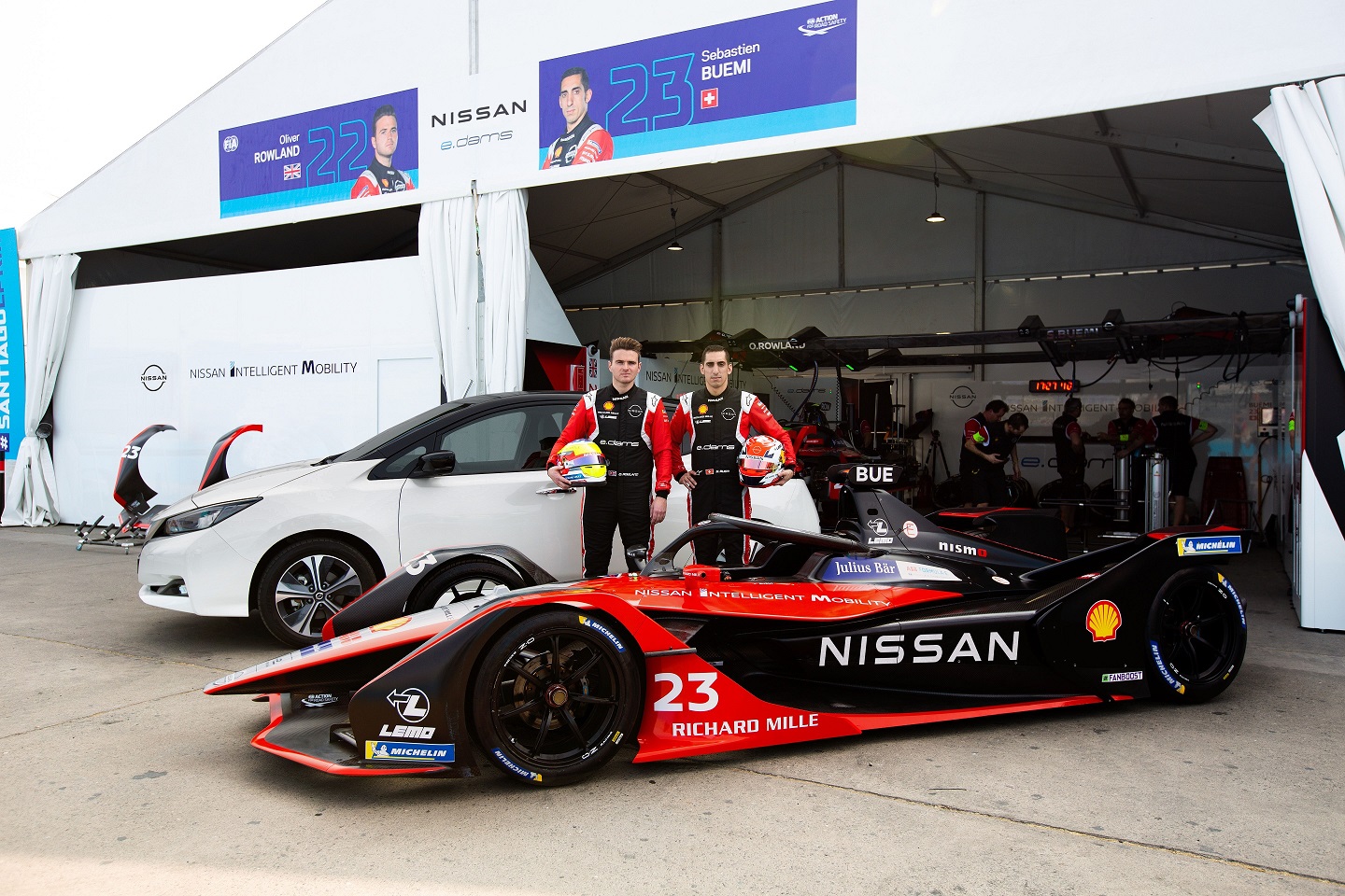 Foto de Los pilotos Sebastien Buemi y Oliver Rowland, vuelven a la Fórmula E para el equipo Nissan e.dams