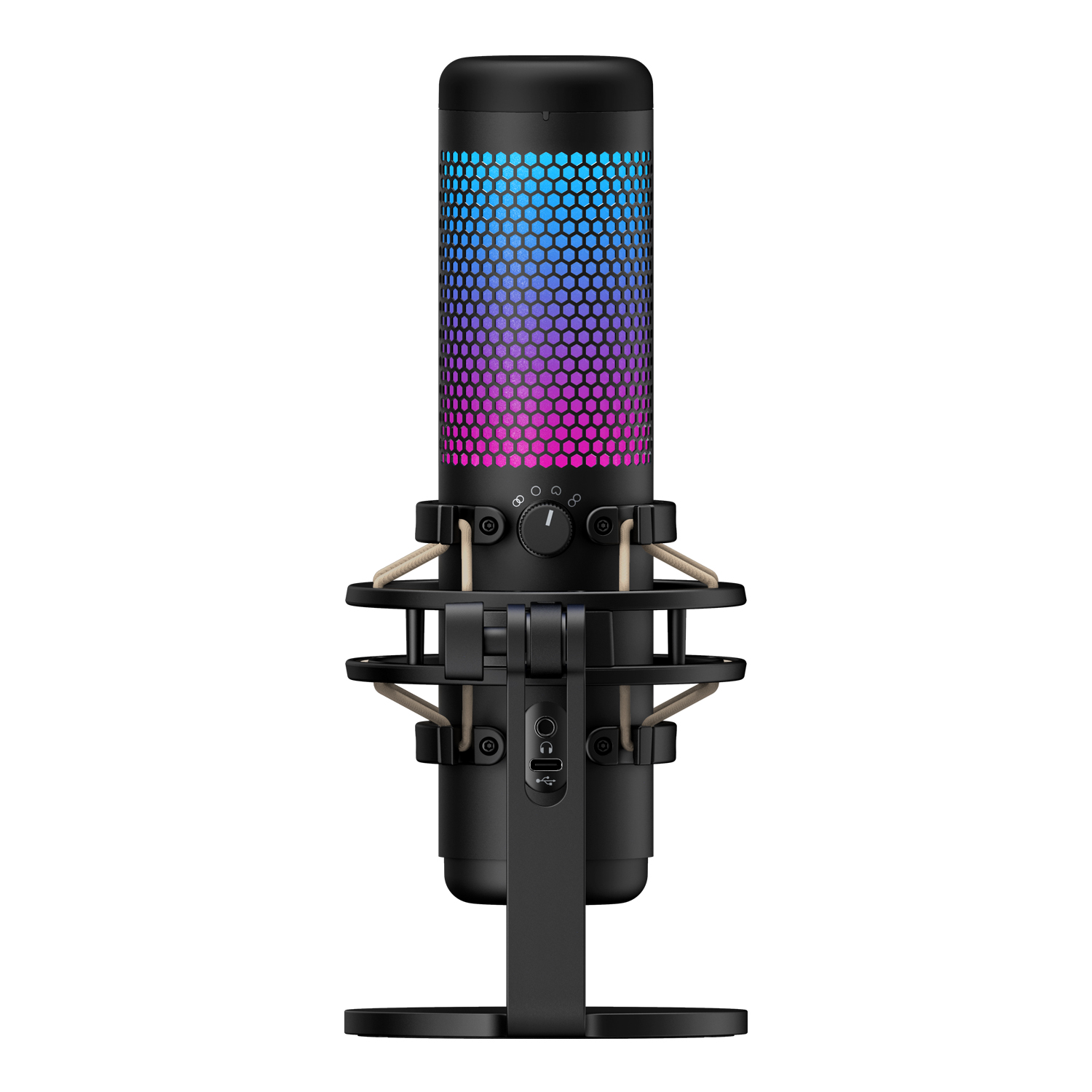 Foto de HyperX lanza micrófono QuadCast S USB con efectos de iluminación RGB dinámica