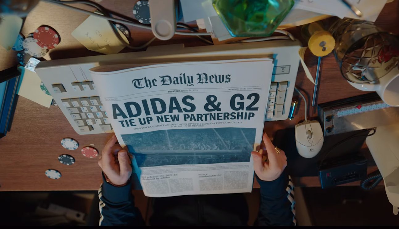 Foto de La organización G2 Esports se asocia con la marca deportiva Adidas