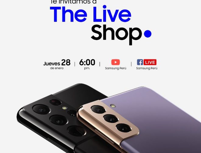 Fotos de Samsung te invita a participar del evento THE LIVE SHOP