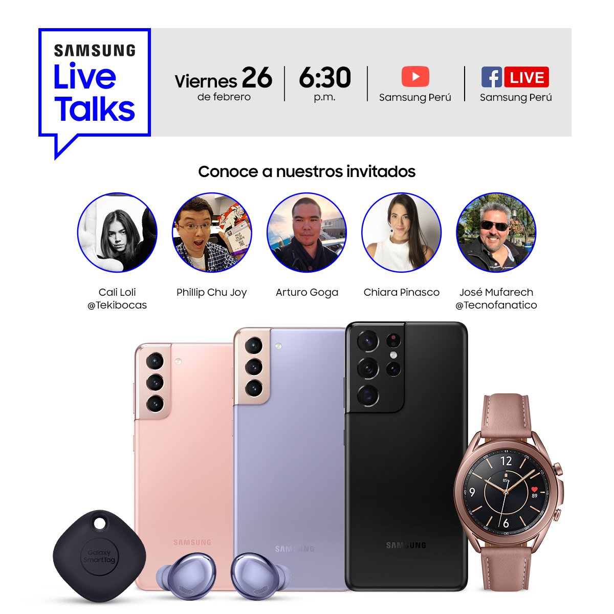 Foto de Samsung Live Talks: Participa y descubre lo nuevo del Galaxy S21 con los mejores expertos en tecnología