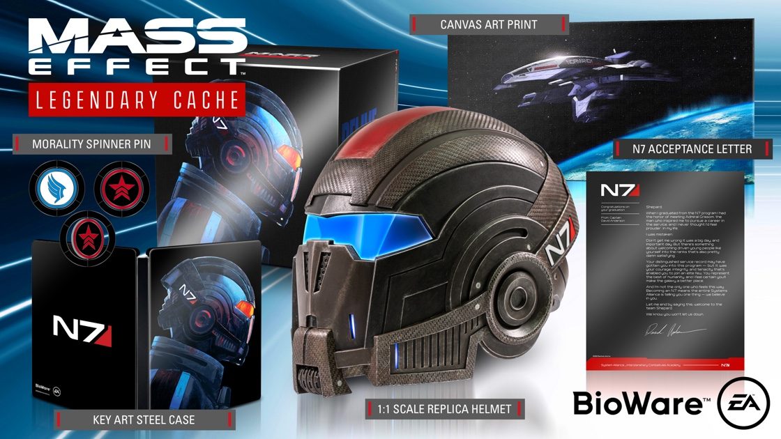Foto de BioWare da a conocer el contenido de la edición de colección «Mass Effect Legendary Cache»