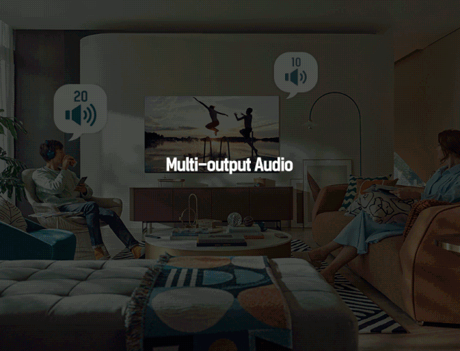 Fotos de Nuevas herramientas inclusivas para personas con discapacidad auditiva en los televisores Samsung 2021