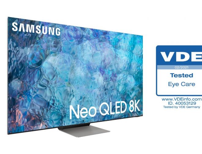 Fotos de Los Neo QLED 2021 de Samsung reciben la primera certificación ‘Eye Care’ de la industria por VDE
