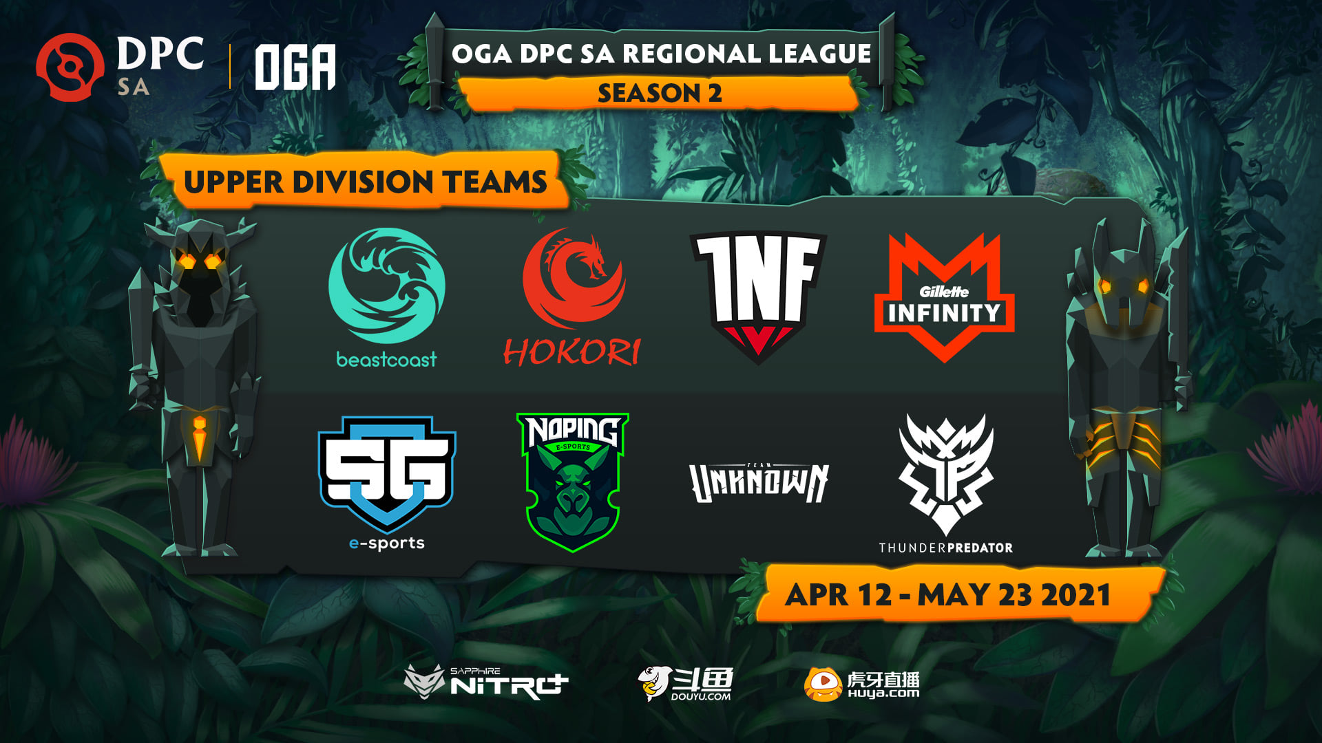 Foto de Enfrentamientos y horarios de la primera división de la Liga Regional de Dota 2 en Sudamérica