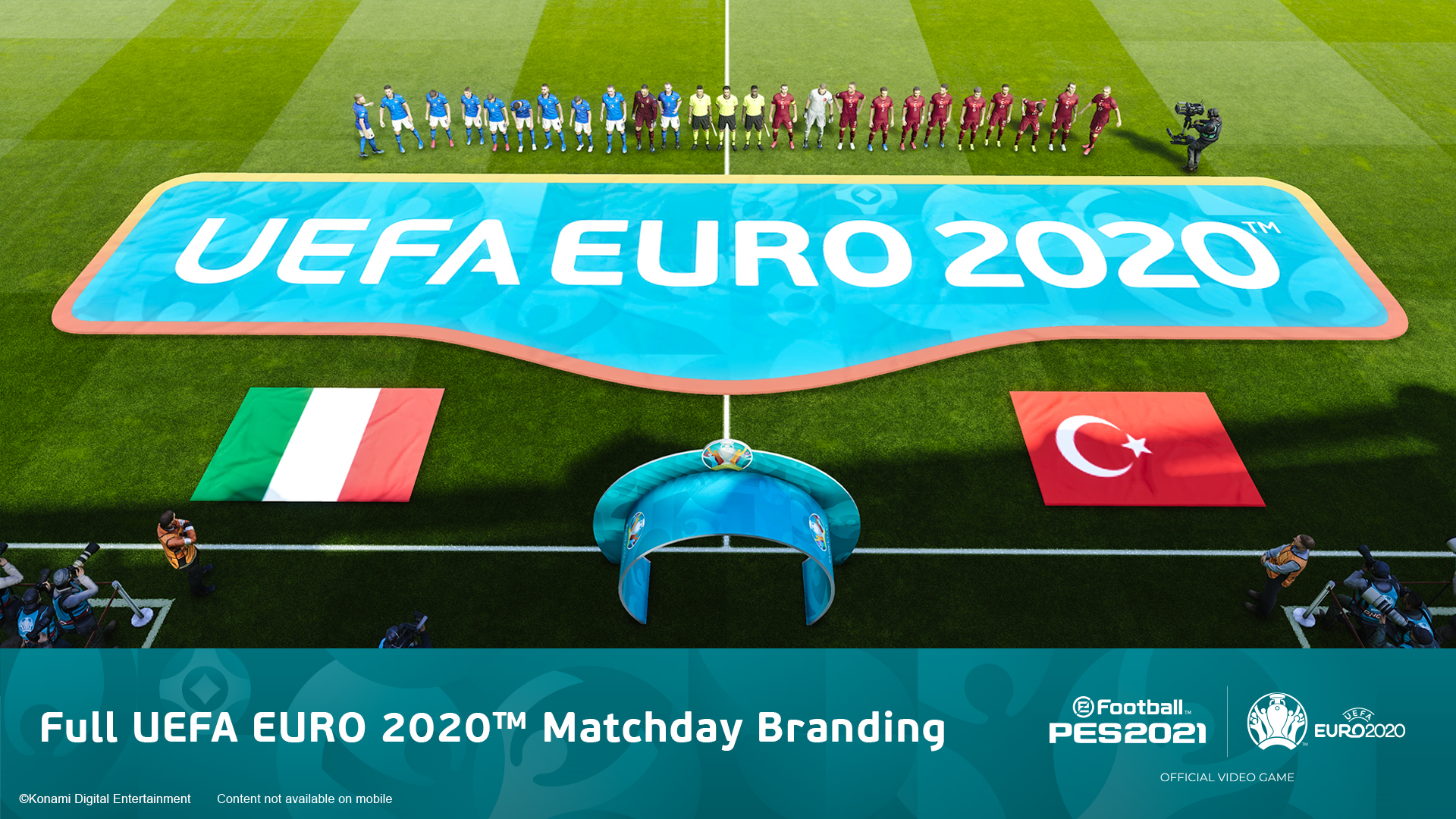 Foto de Prepárese para UEFA EURO 2020 con el nuevo contenido del juego eFootball PES 2021
