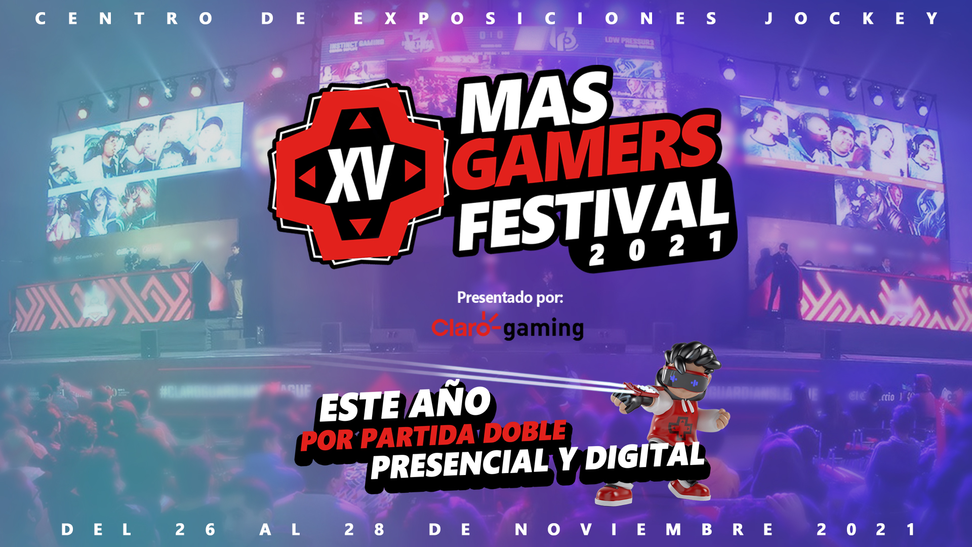 Foto de Claro y MasGamers traen en formato híbrido el MasGamers Festival 2021 presentado por Claro gaming