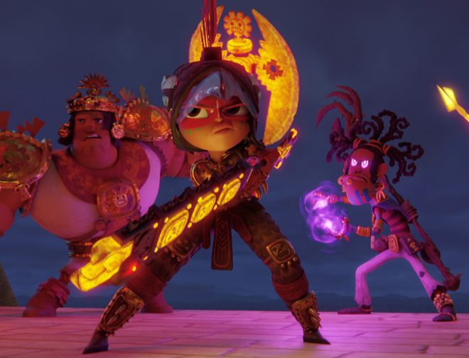 Fotos de Netflix lanza un hermoso tráiler de la serie animada ‘Maya y los tres’