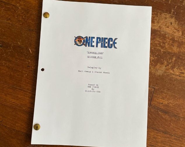 Fotos de Netflix muestra el guión del live action de One Piece