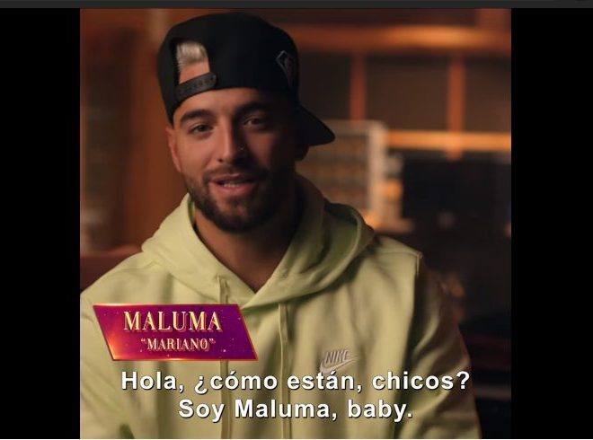 Fotos de Maluma anuncia que es parte de la película animada Encanto de Walt Disney Animation Studios