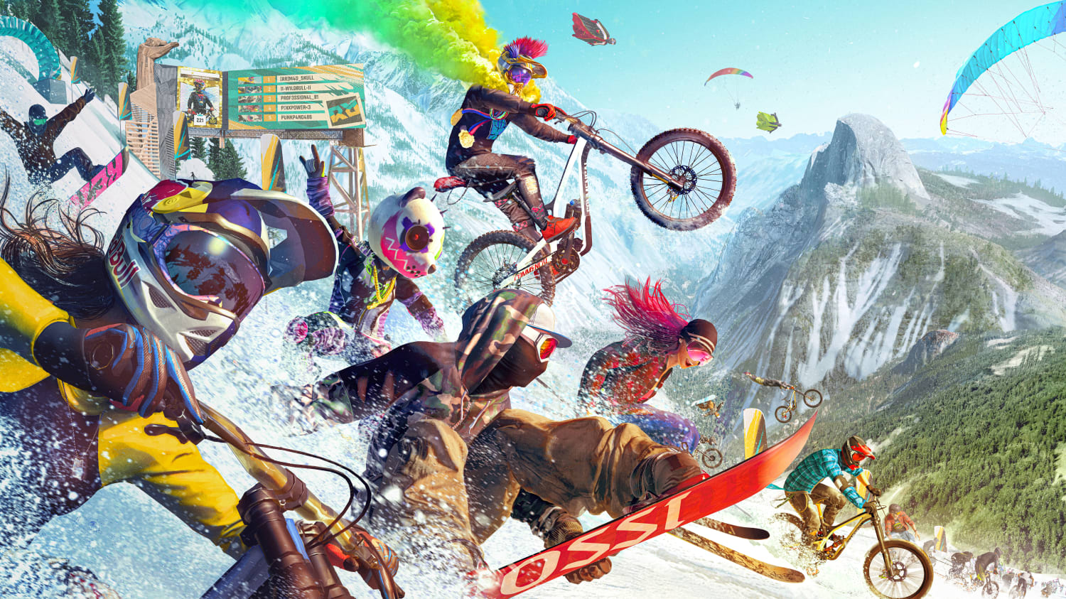 Foto de Riders Republic, la nueva propuesta de carreras de Ubisoft, trae la adrenalina a full