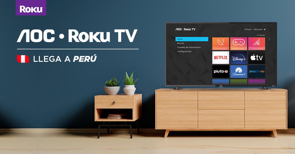 Foto de AOC y Roku lanzan la línea de televisores AOC Roku TV en Perú