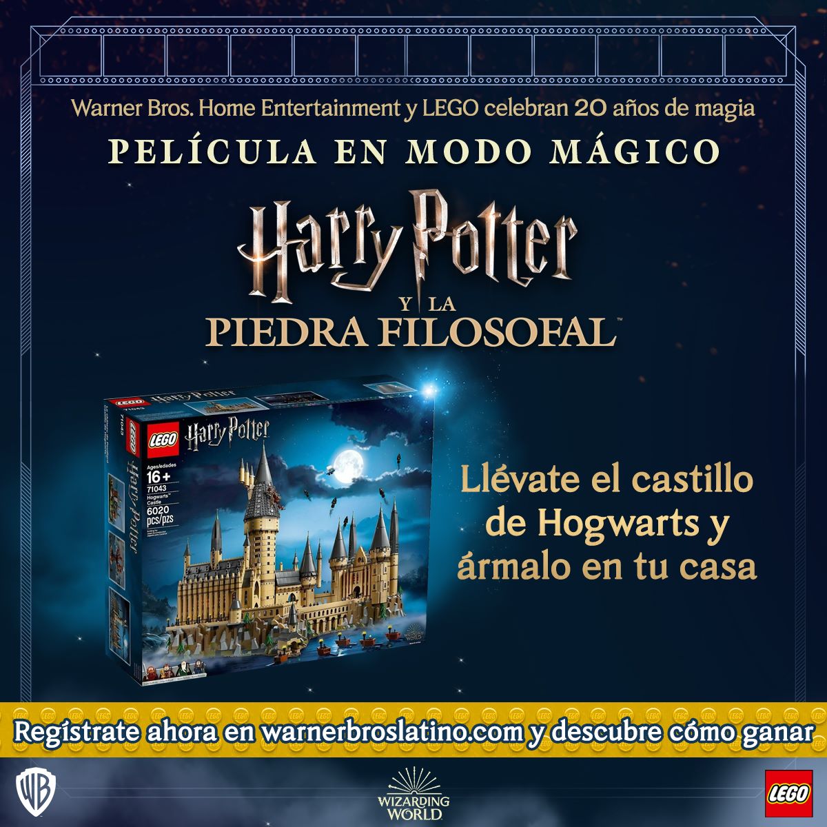 Foto de ¡Warner Bros. Home Entertainment y LEGO te regalan el castillo de Hogwarts!