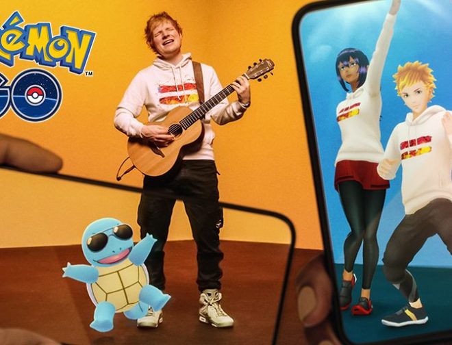Fotos de Ed Sheeran y Pokemon Go se unen para un concierto en vivo y más