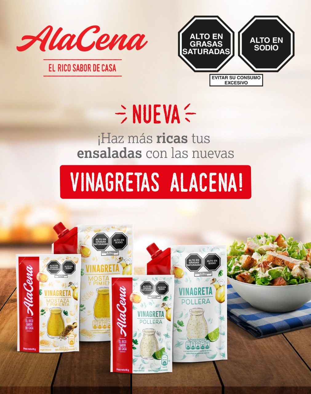 Foto de AlaCena presenta sus nuevas vinagretas para ensaladas