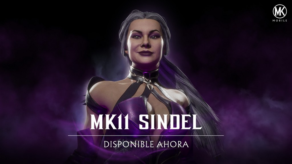 Foto de Mortal Kombat 11 versión del personaje de Sindel lanzada en Mortal Kombat Mobile – Disponible ahora