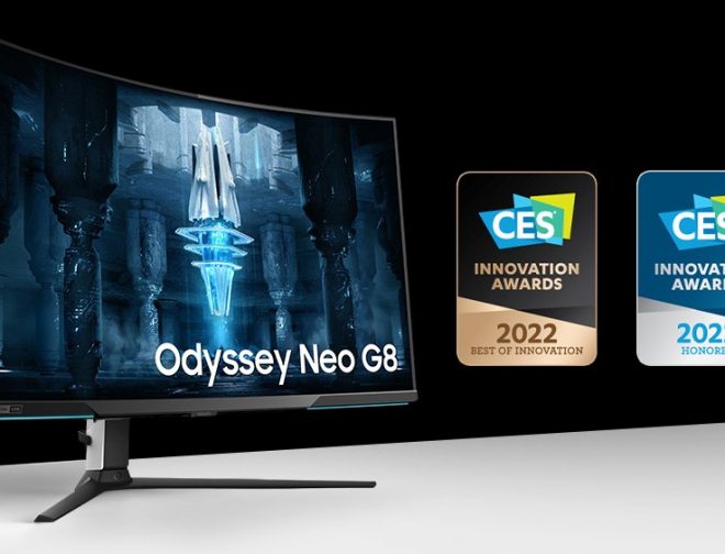 Fotos de CES 2022: La línea de monitores de Samsung establece un nuevo récord de reconocimientos con nueve premios