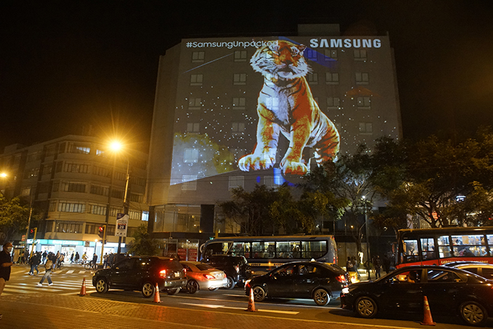 Foto de Samsung Perú se suma a la campaña global del próximo Galaxy Unpacked con impactante video mapping