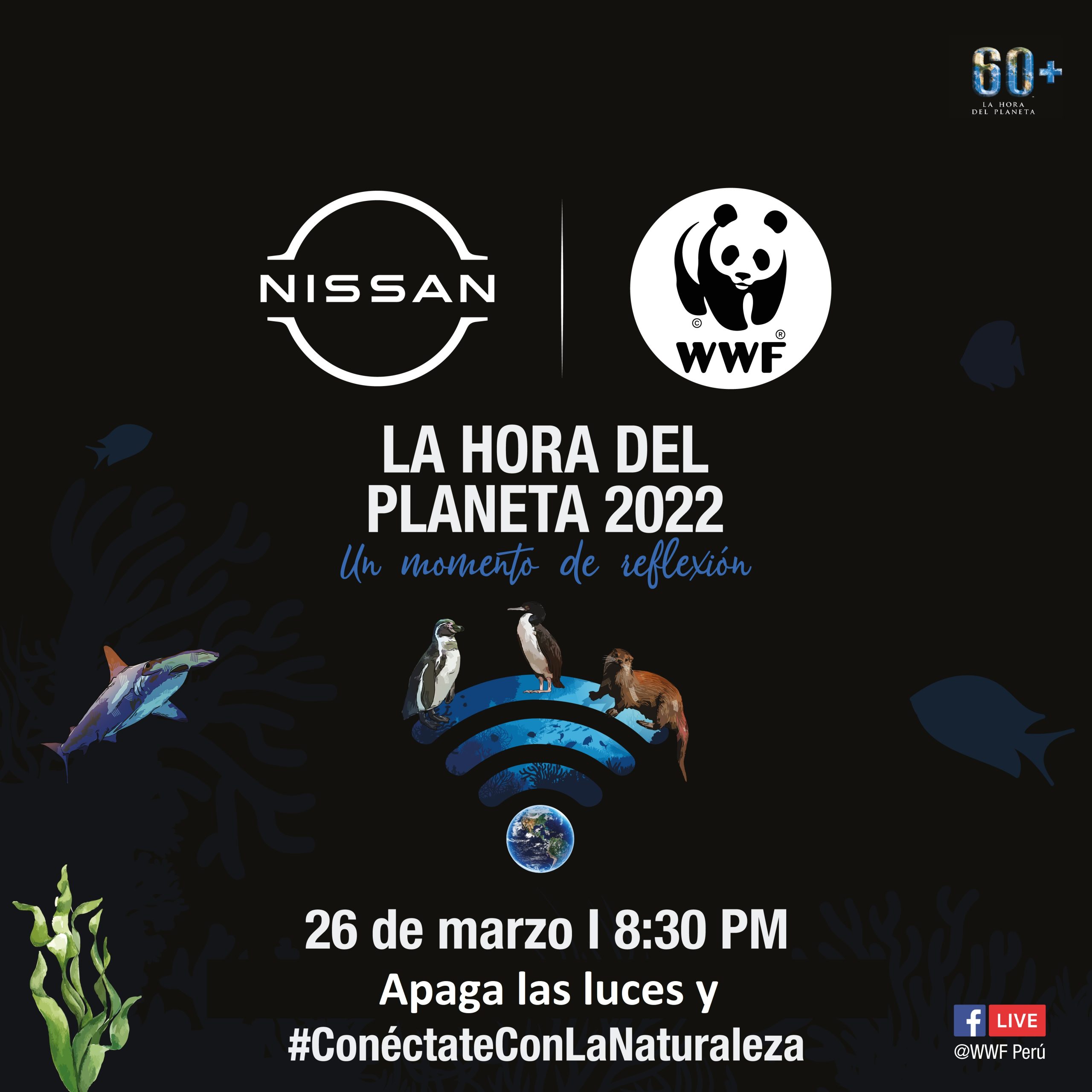 Foto de Nissan Perú se suma a la Hora del Planeta