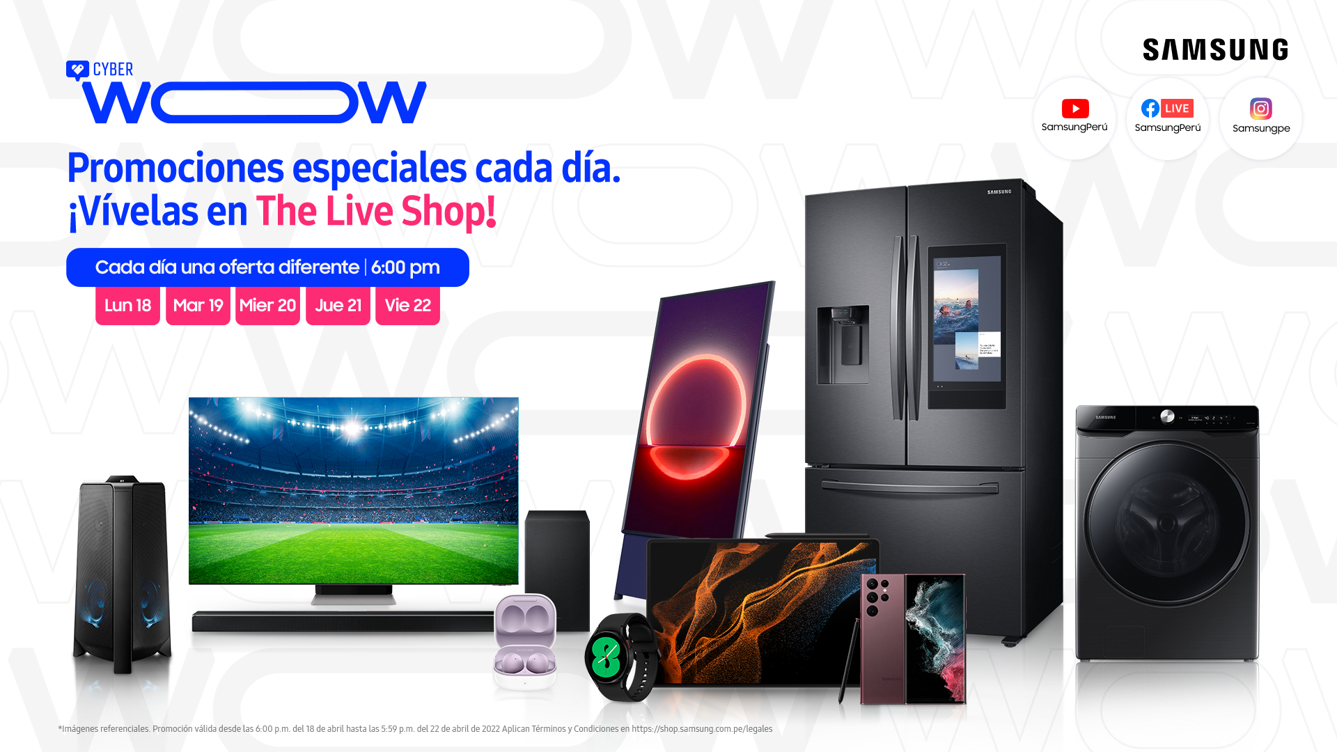 Foto de Inició el Cyber Wow en Samsung Perú