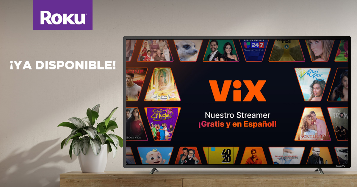 Foto de TelevisaUnivision y Roku anuncian que ViX está ya disponible en la plataforma Roku en Estados Unidos, México y América Latina