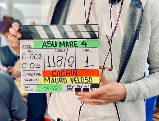Fotos de Carlos Alcántara confirma las grabaciones de la película Asu Mare 4, donde es el director