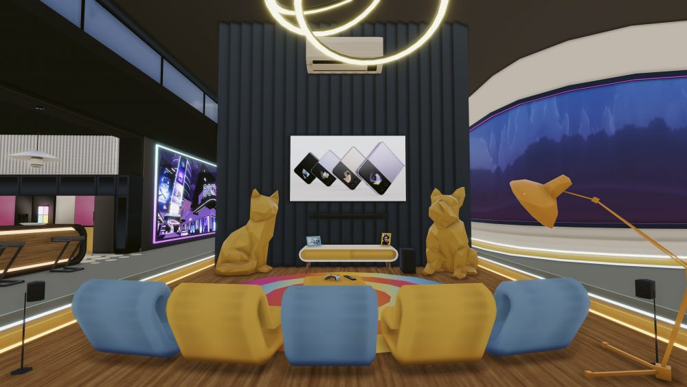 Foto de Samsung América Latina inaugura House of SAM en Decentraland, un ambiente virtual inmersivo de experiencia de marca