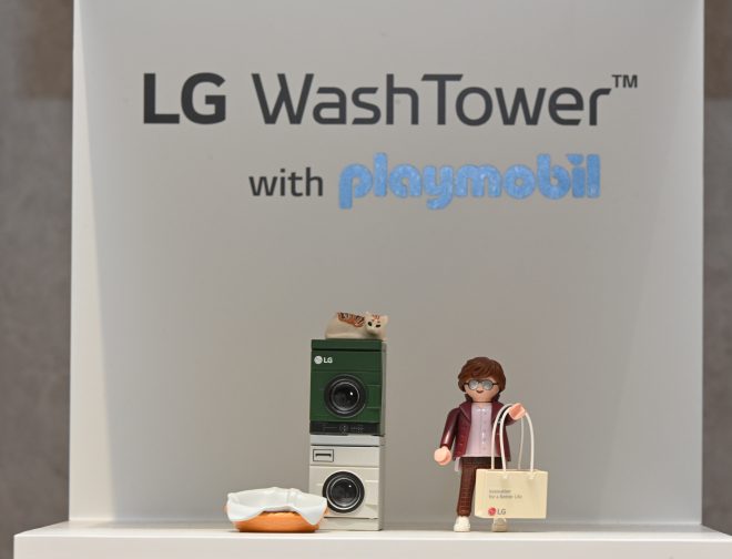 Fotos de LG y Playmobil presentaron una colección exclusiva de juguetes en el IFA2022