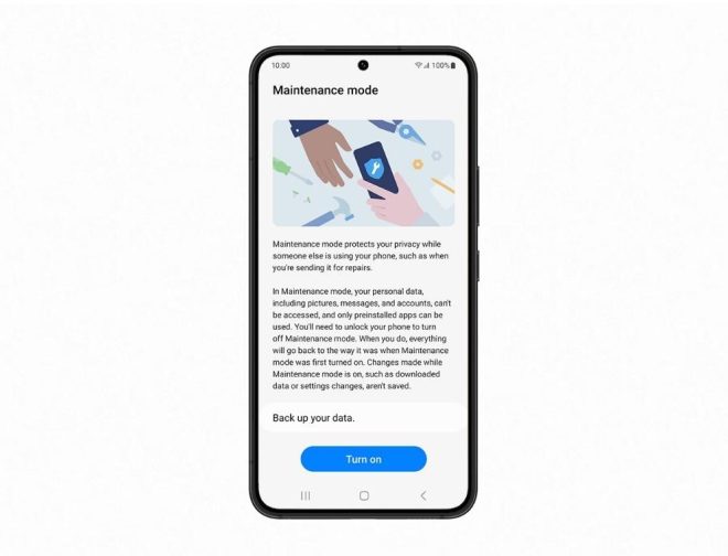 Fotos de Samsung lanza el Modo Mantenimiento, una nueva función para ocultar tu información personal de miradas indiscretas