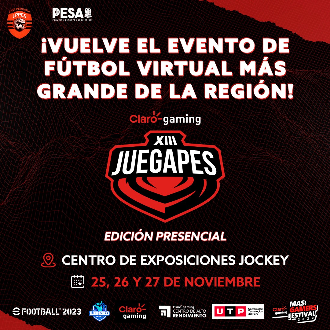 Foto de El torneo de futbol virtual más importante de Latinoamérica regresa de manera presencial este mes de noviembre: Claro Gaming XIII JUEGAPES