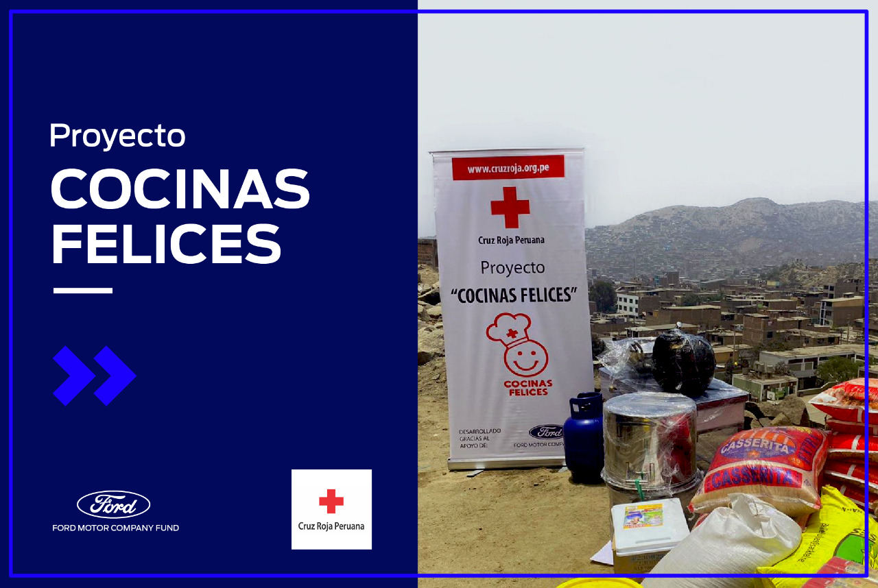 Foto de Ford Perú se une a la Cruz Roja para financiar la implementación de 9 “Cocinas Felices”