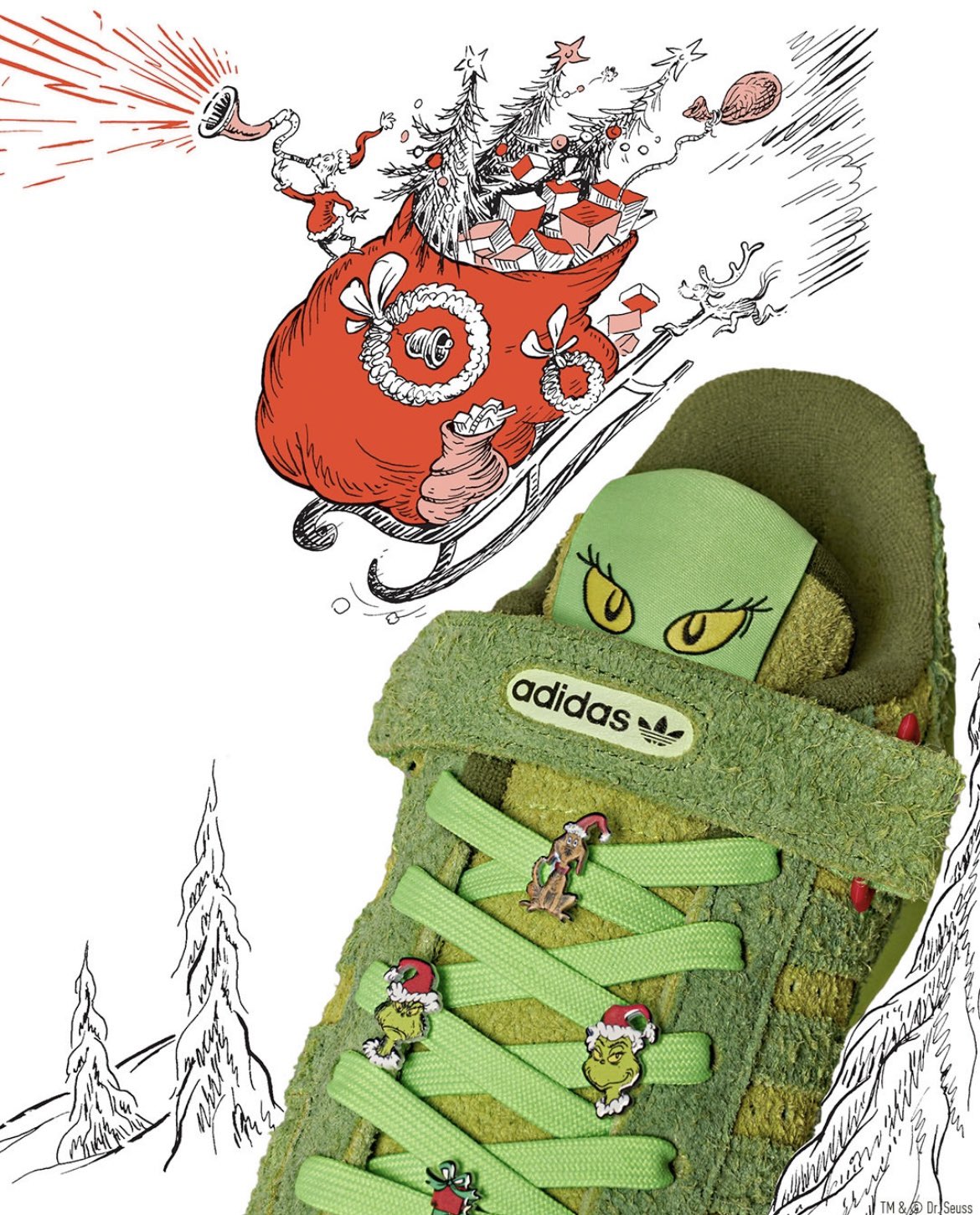 Festival Aventurarse promoción Se confirma que la colección de zapatillas adidas Originals x The Grinch  llega a Perú - Surtido