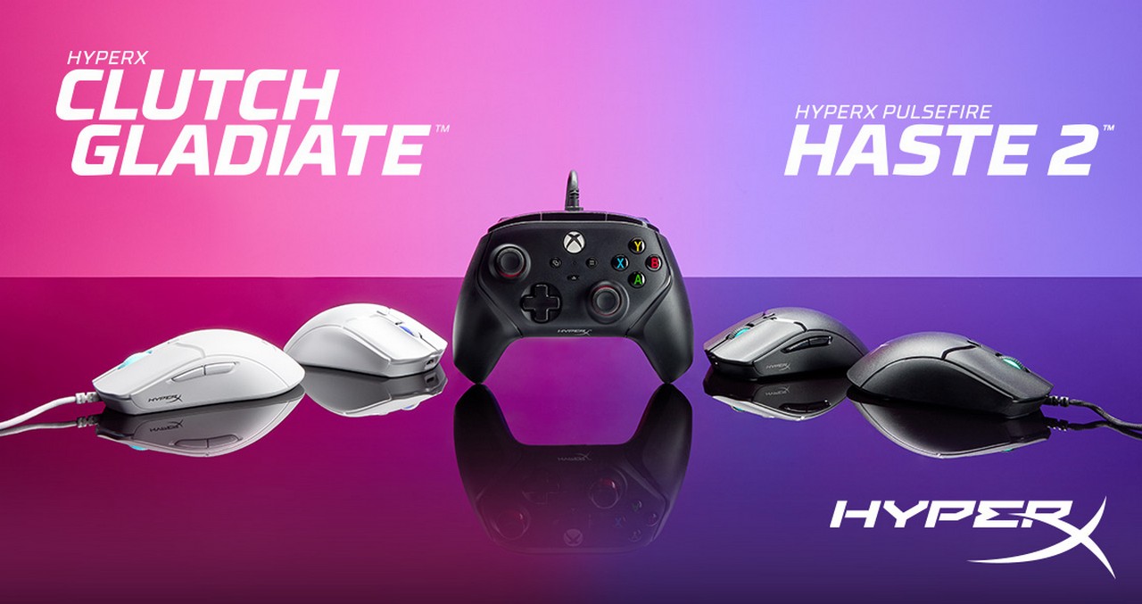 Foto de CES 2023: HyperX presenta el control de Xbox con cable “Clutch Gladiate” y mouse para videojuegos “Haste 2”