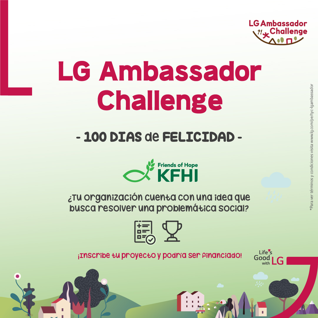 Foto de LG Embassador: Conoce cómo participar en el concurso que premia a proyectos sociales