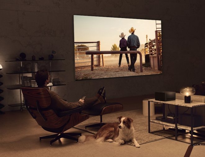 Fotos de CES 2023: El nuevo televisor oled de LG cuenta con tecnología Zero Connect