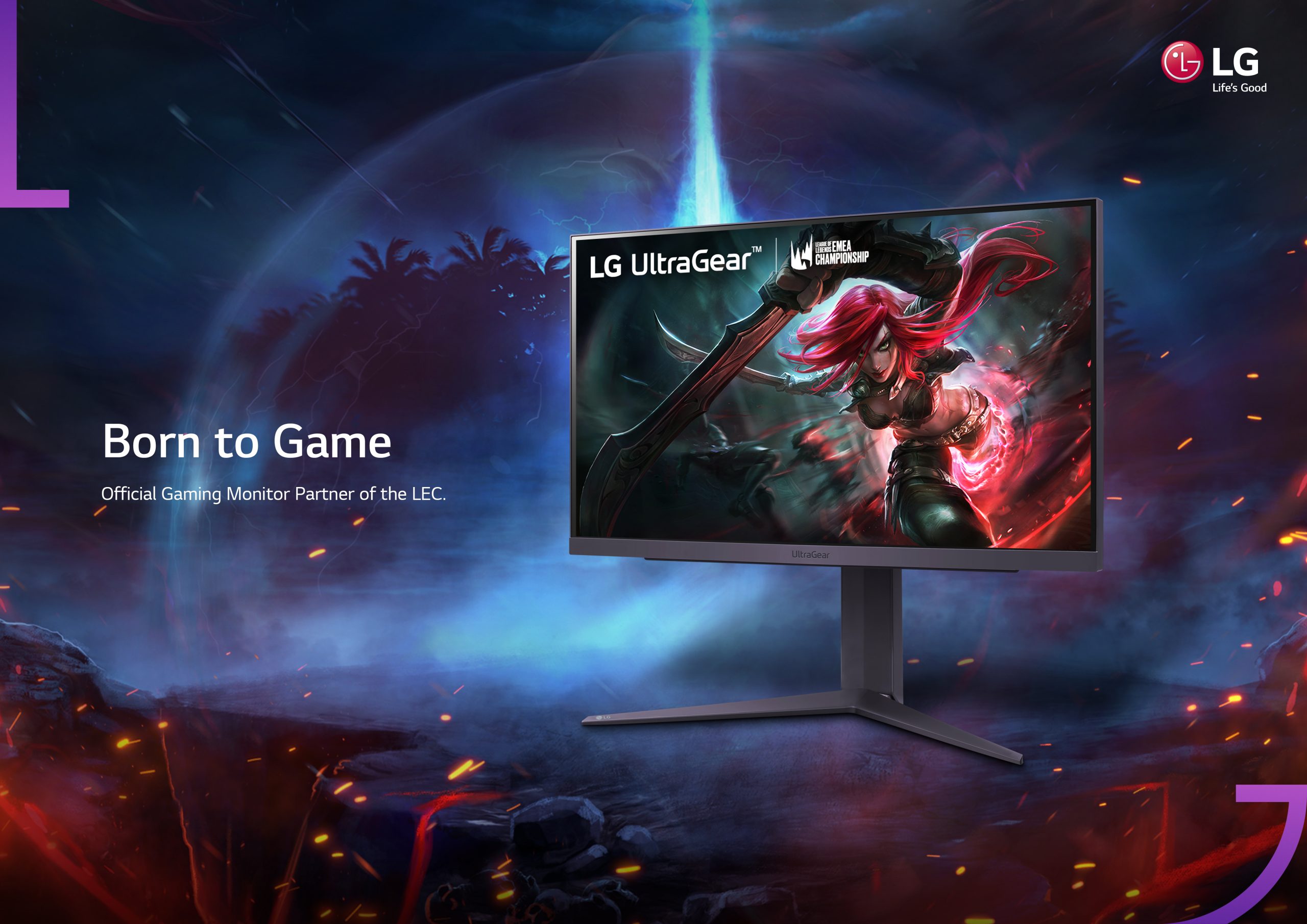 Foto de Conoce el nuevo monitor gaming UltraGear de LG Electronics, nombrado pantalla oficial de LEC 2023