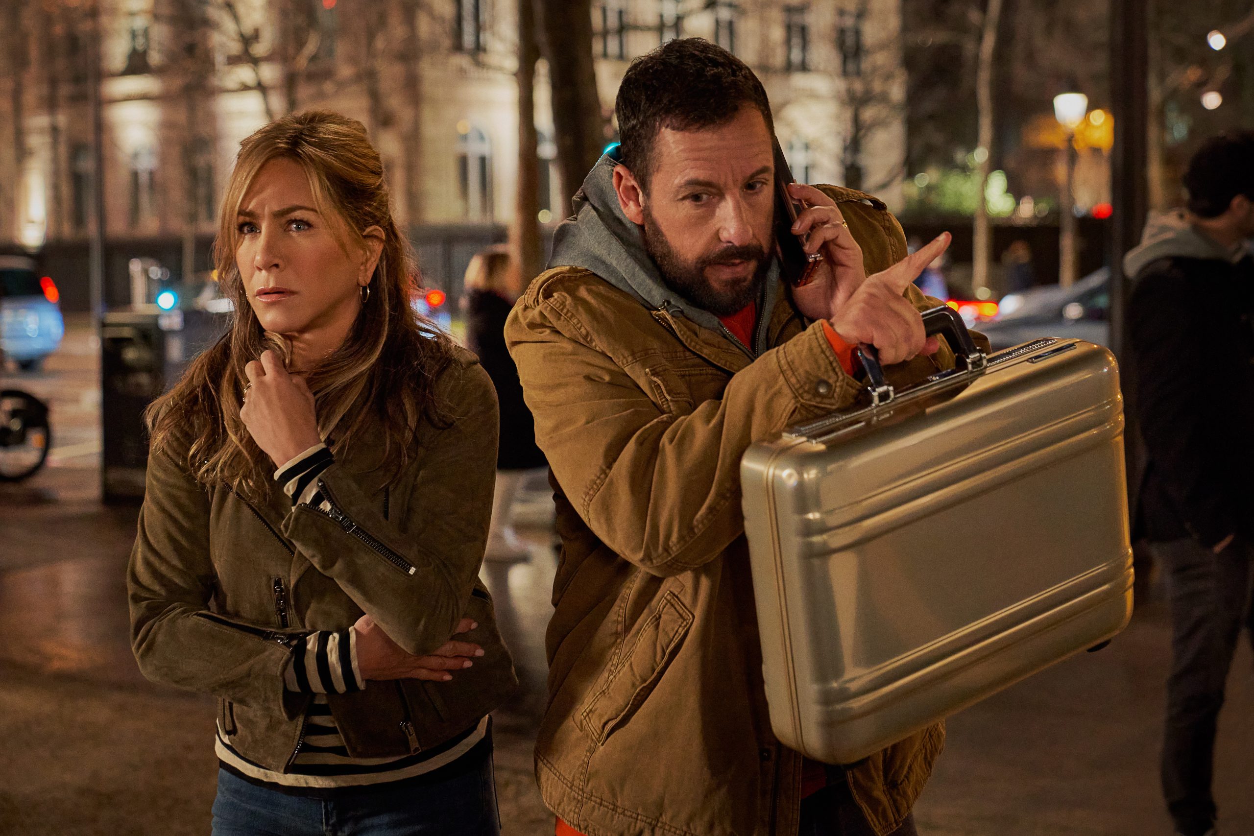 Foto de Tráiler: Adam Sandler y Jennifer Aniston regresan en la película de Netflix Misterio a la Vista