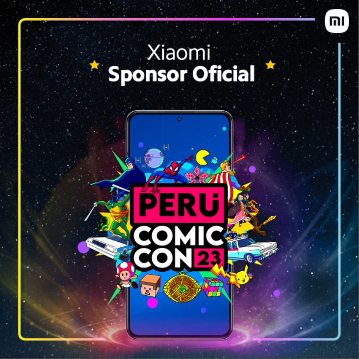 Foto de Xiaomi será el auspiciador oficial del Perú Comic Con 2023