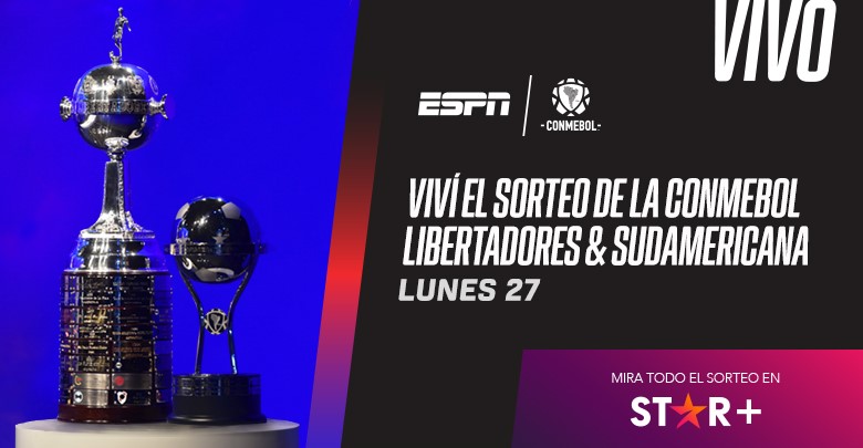 Foto de Sigue el sorteo de la CONMEBOL Libertadores & Sudamericana en VIVO por STAR+