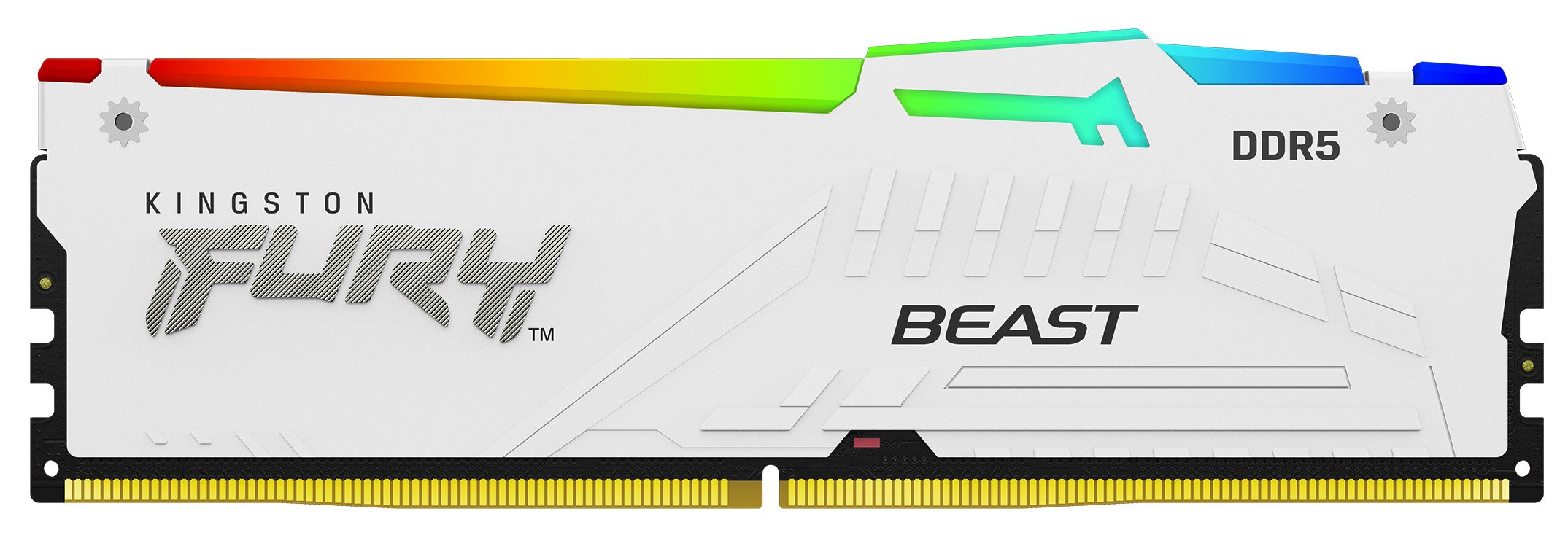 Foto de Kingston FURY Beast DDR5 ahora con disipador de color blanco